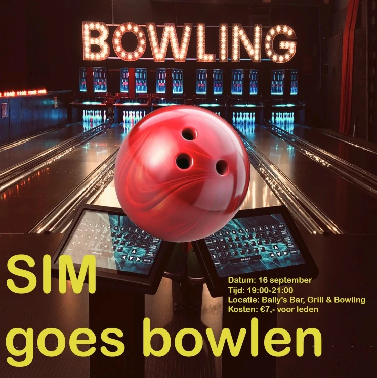 Poster SIM Goes Bowlen